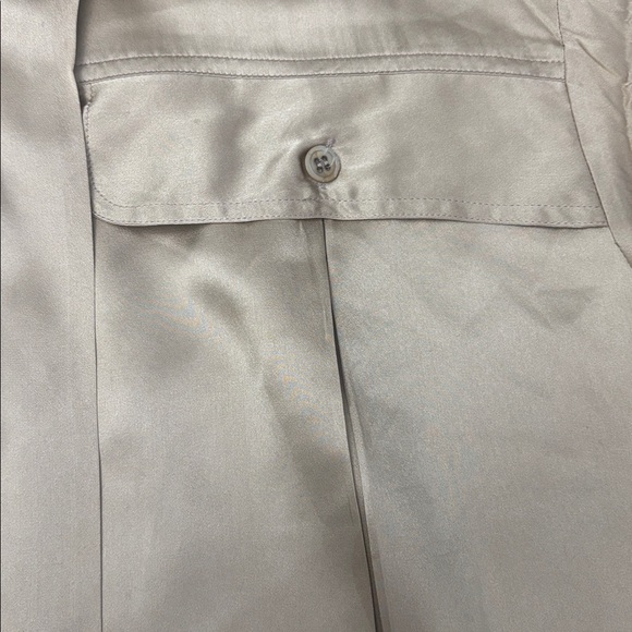 Franco Valeri Vintage Gold Champagne Silk Blouse - Picture 8 of 13